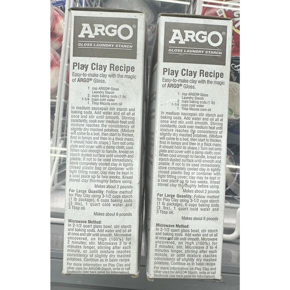 [ 2 Box Lot ] ARGO Gloss Laundry Starch 16 oz Crisp Finish - NO EXPIRATION - Picture 6 of 7